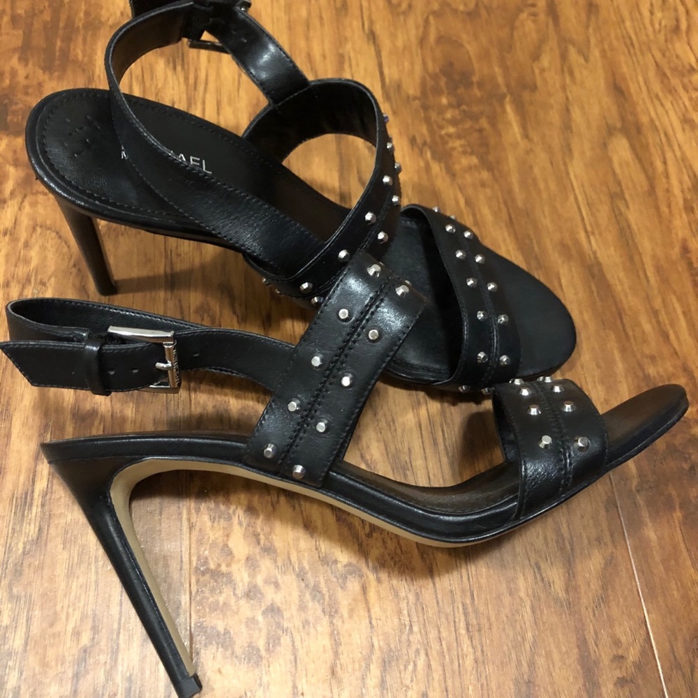 Michael Kors Black High Heel Shoes 8 1/2 M
